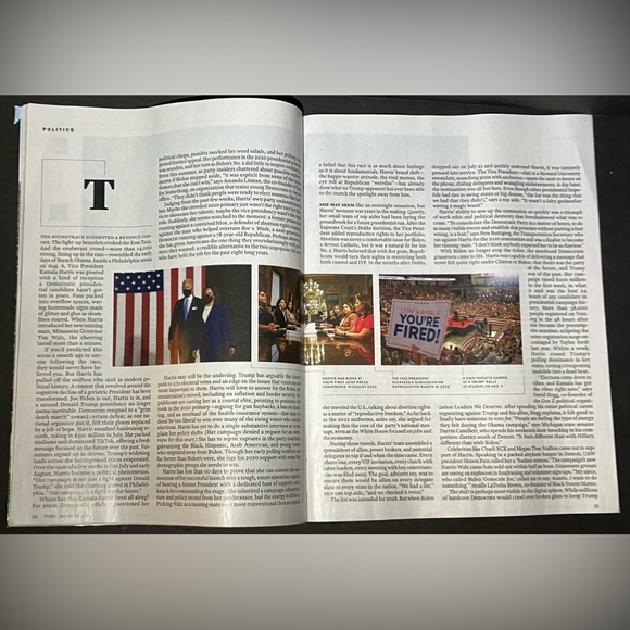 TIME  MAGAZINE - AUGUST 26, 2024 - HER MOMENT -BRAND NEW - IN STOCK *NEW* - Picture 3 of 5